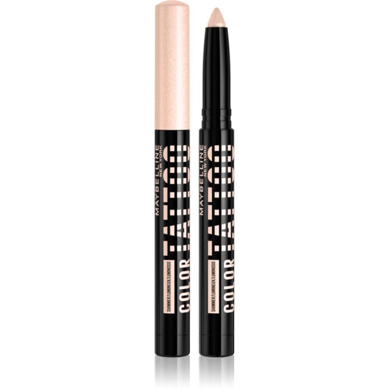 MAYBELLINE NEW YORK Color Tattoo 24 HR Oogschaduw en Oogpotlood Tint 10 I am Shining 1.4 g