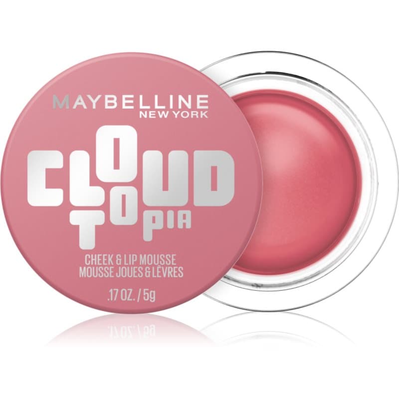 MAYBELLINE NEW YORK CloudTopia matte crème-Blush voor LIppen en Wangen Tint 08 Enchanted Mauve 5 g