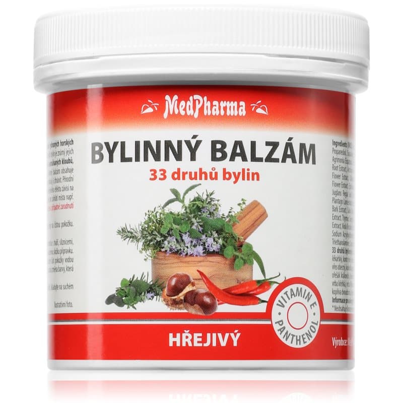 MedPharma Bylinný balzám hřejivý Natuurlijke Balsem voor spieren, gewrichten en ligamenten 250 ml