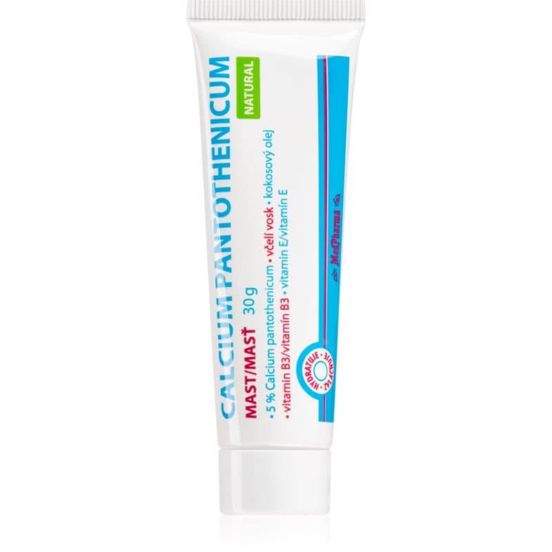 MedPharma Calcium Pantothenicum NATURAL Zalf voor regeneratie van de huid 30 g