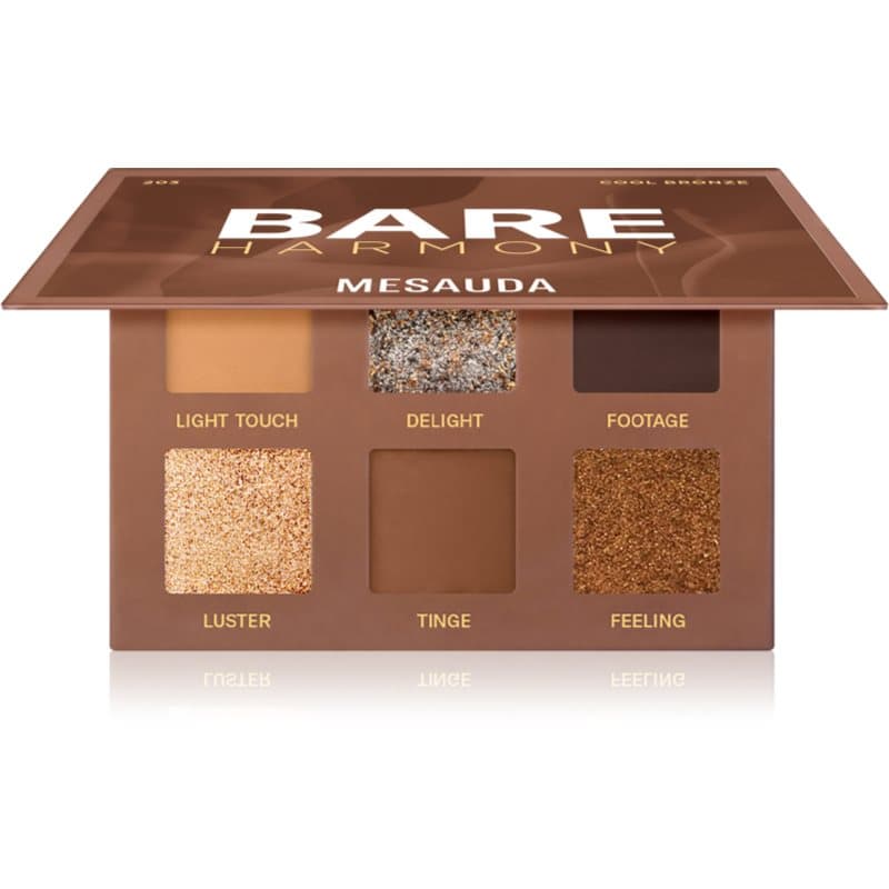 Mesauda Bare Harmony Oogschaduw Palette Tint 203 Cool Bronze 6x1 g