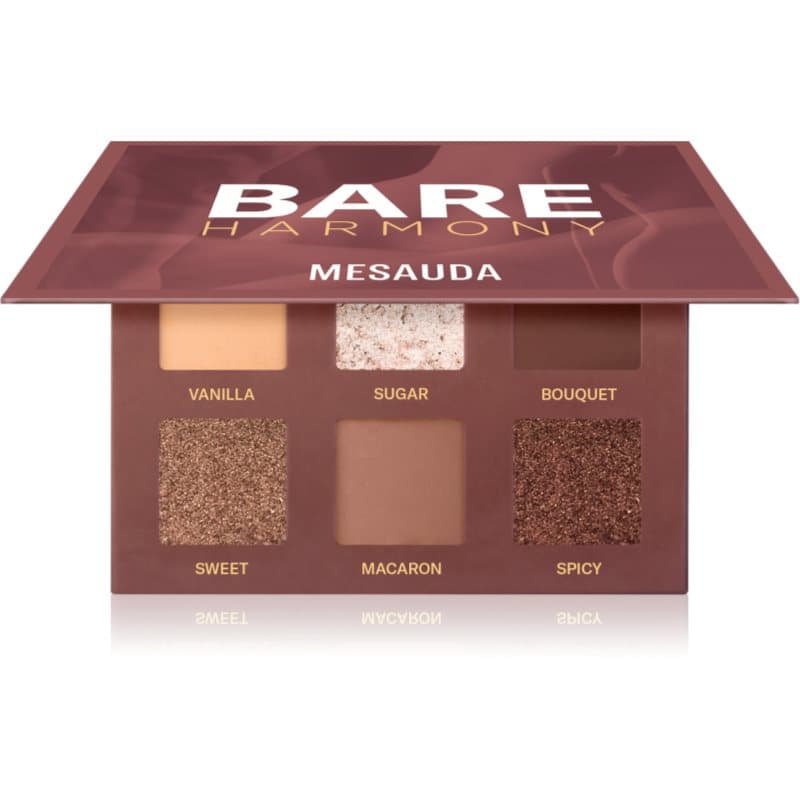 Mesauda Bare Harmony Oogschaduw Palette Tint 204 Delicious Rose 6x1 g