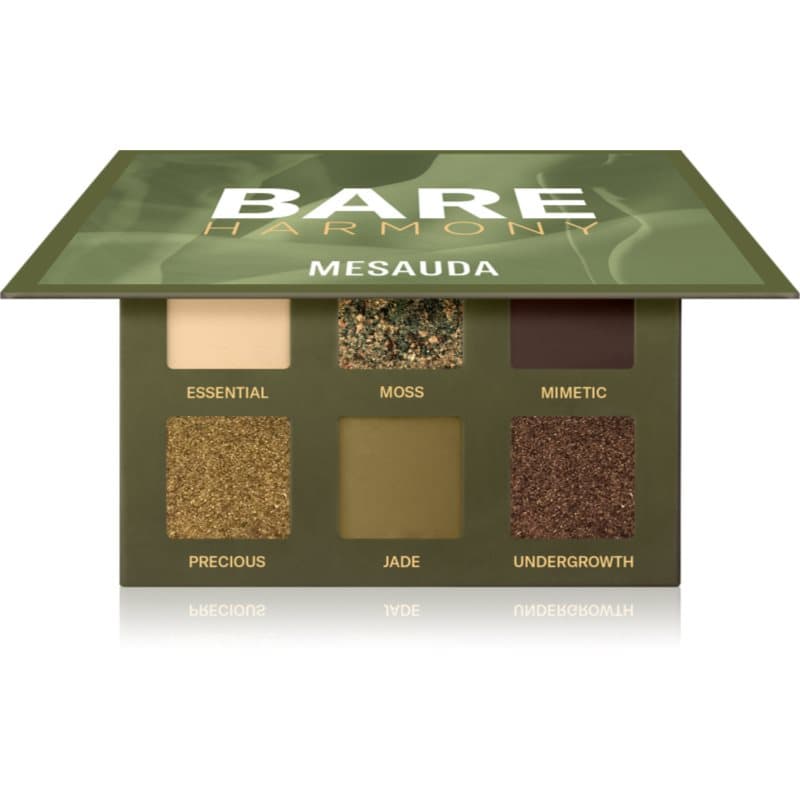 Mesauda Bare Harmony Oogschaduw Palette Tint 205 Hidden Green 6x1 g