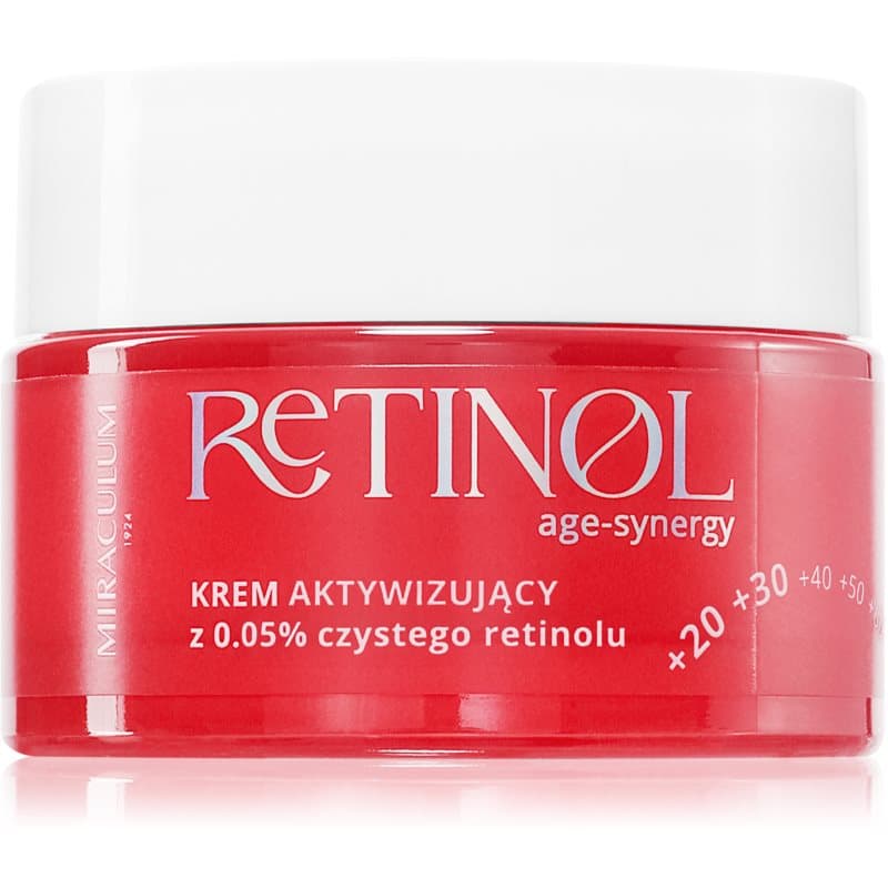 Miraculum AGE-SYNERGY RETINOL 0.05% Active Nachtcrème voor het Reduceren van Pigment vlekken met Ratinol 50 ml