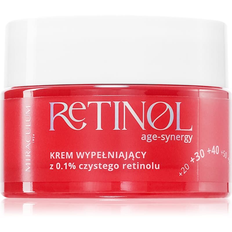 Miraculum AGE-SYNERGY RETINOL 0.1% Active Nachtcrème voor het Reduceren van Pigment vlekken met Ratinol 50 ml