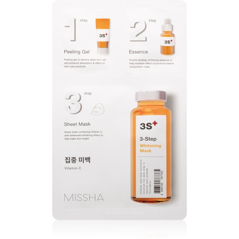Missha 3-Step Verhelderende Maska in 3 Stappen 25 gr