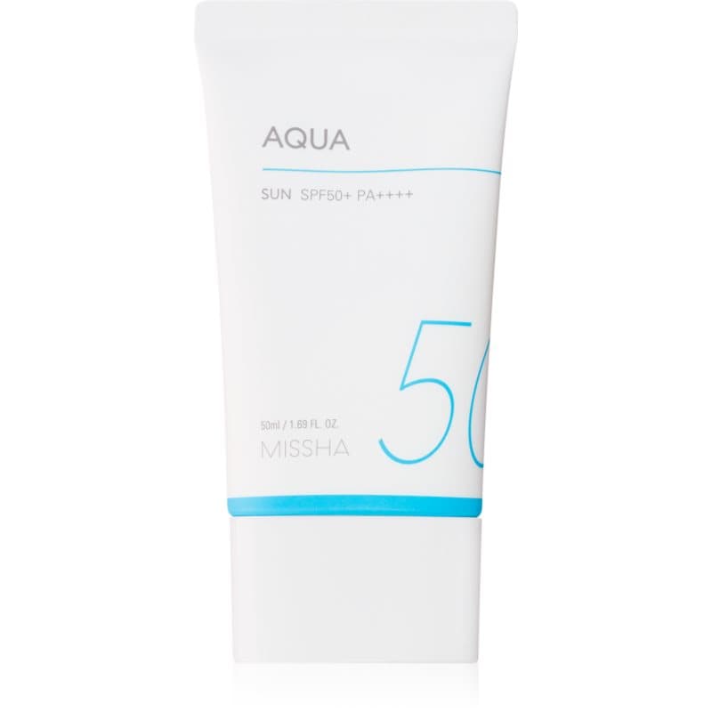 Missha All Around Safe Block Aqua Sun Zonnebrand gel-crème voor het gezicht SPF 50+ 50 ml
