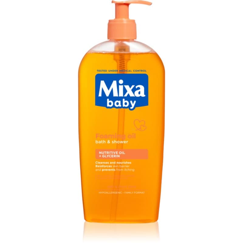 Mixa Baby Schuimend Olie voor Douche en Bad 400 ml