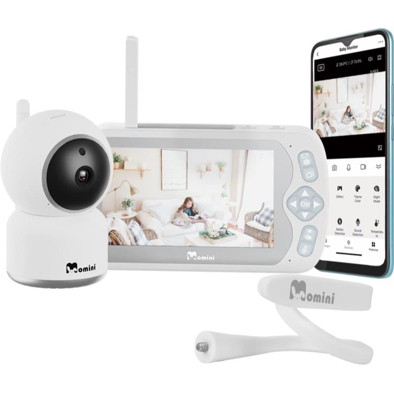 Momini BlissEye Baby digitale audiobabyfoon 1 st