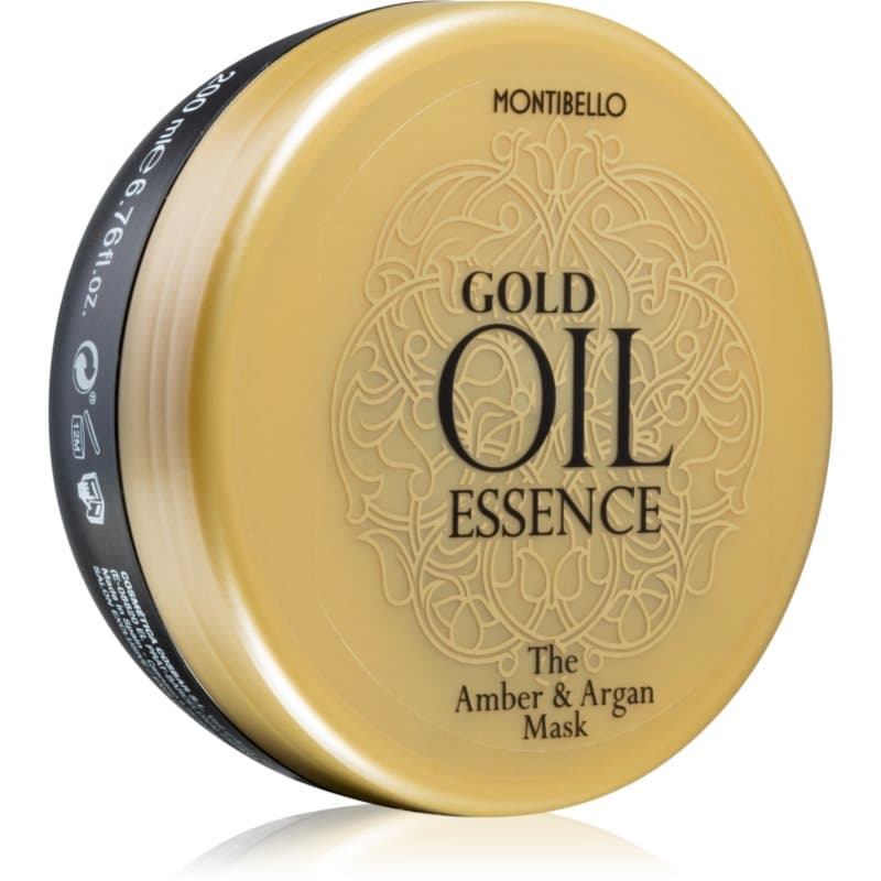 Montibello Gold Oil Amber & Argan Mask Revitaliserende Haarmasker 200 ml