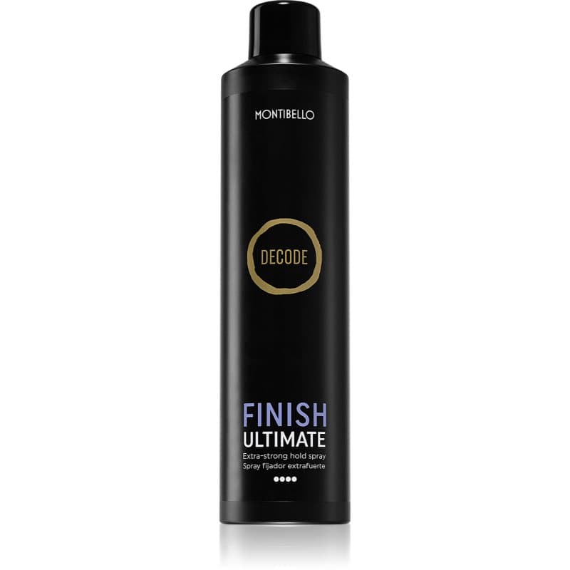 Montibello Decode Finish Ultimate Spray haarlak met extra sterke fixatie tegen vochtigheid 400 ml