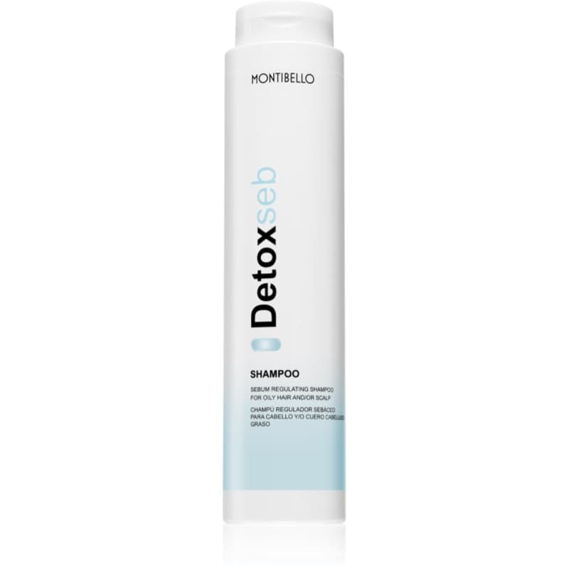 Montibello DetoxSeb Sebum Regulating Shampoo Normaliserende Shampoo  voor Vette en Geirriteerde Hoofdhuid 300 ml