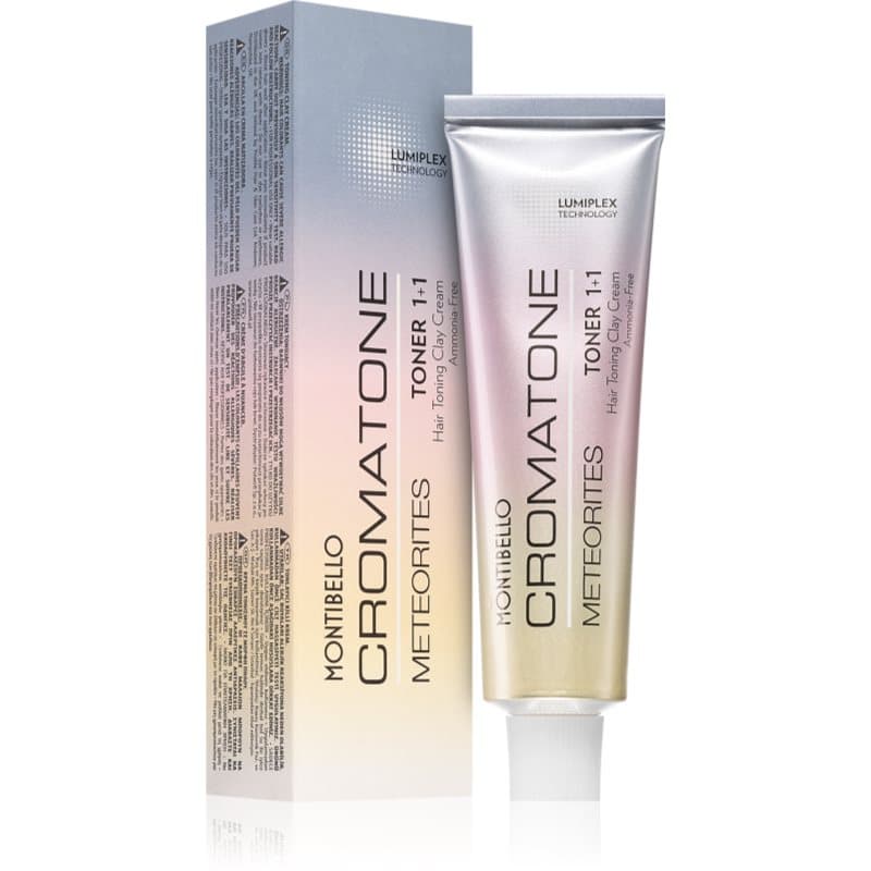 Montibello Cromatone Meteorites Toner haartoner voor Zeer Licht Blond, Highlights en Wit Haar Tint Titanium Grey 60 gr