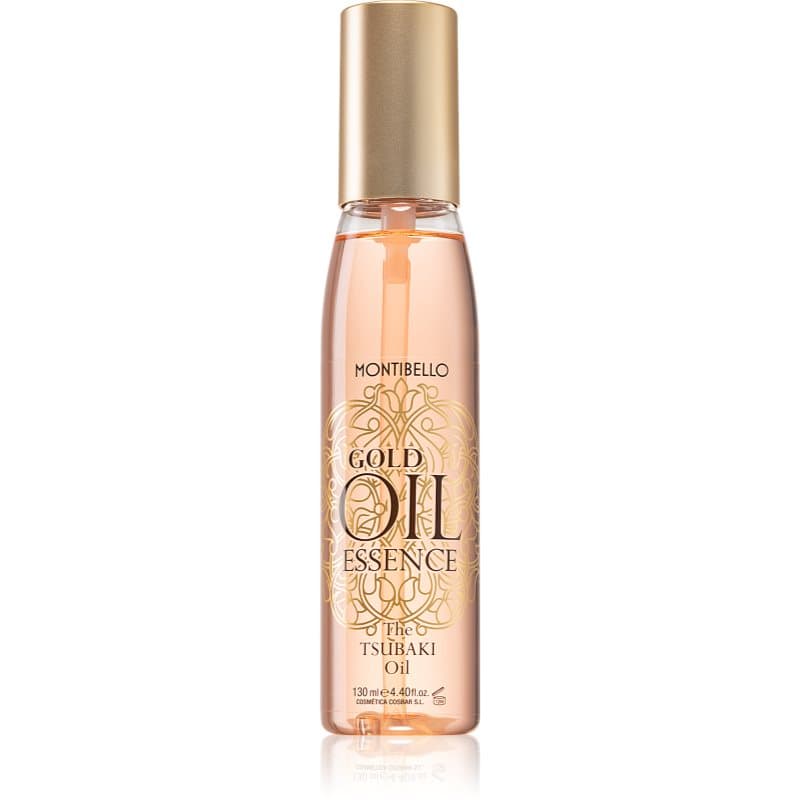 Montibello Gold Oil Tsubaki Oil hydraterende en voedende haarolie voor Bescherming van de Kleur 130 ml