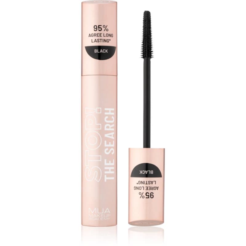 MUA Makeup Academy Stop The Search Langaanhoudende Mascara Tint Black 12 ml