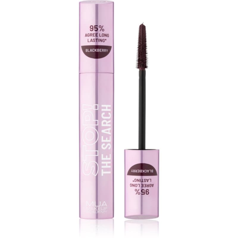 MUA Makeup Academy Stop The Search Langaanhoudende Mascara Tint Blackberry 12 ml