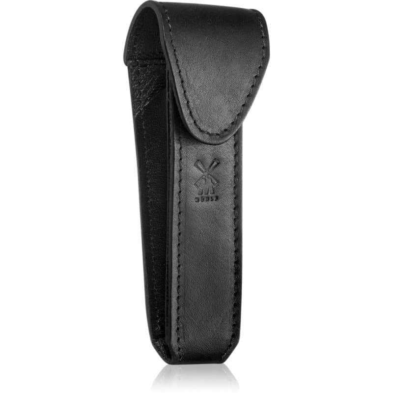 Mühle Case Leather lederen hoes voor scheerapparaat Black 1 st