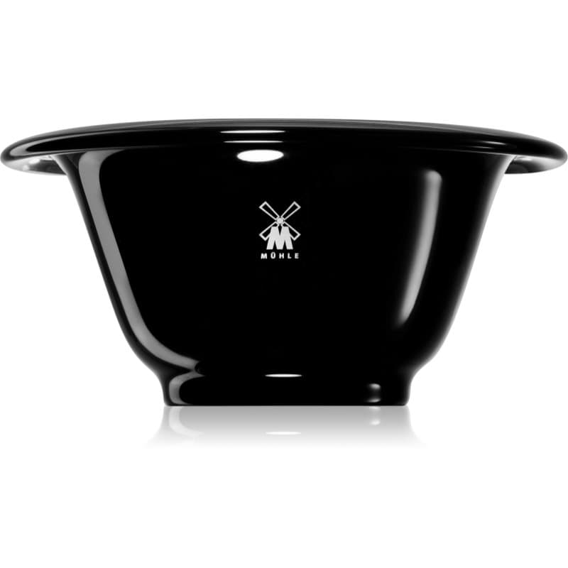 Mühle Accessories Porcelain Bowl porseleinen kommetje voor het Scheren Black 1 st