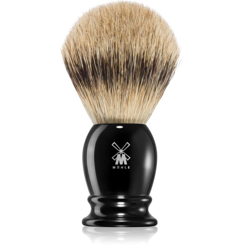 Mühle CLASSIC Silvertip Black Scheerkwast van Dassenhaar Medium 1 st