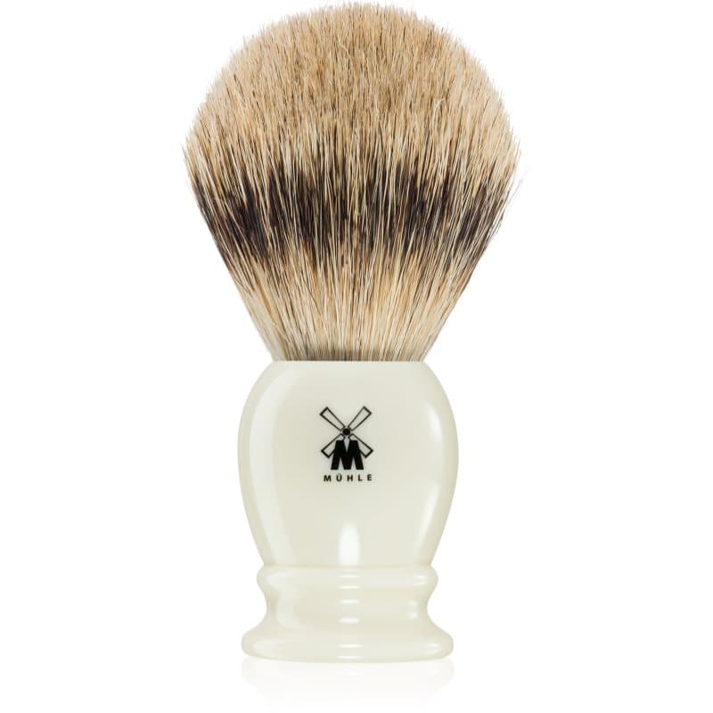 Mühle CLASSIC Silvertip Badger Faux Ivory Scheerkwast van Dassenhaar Large 1 st