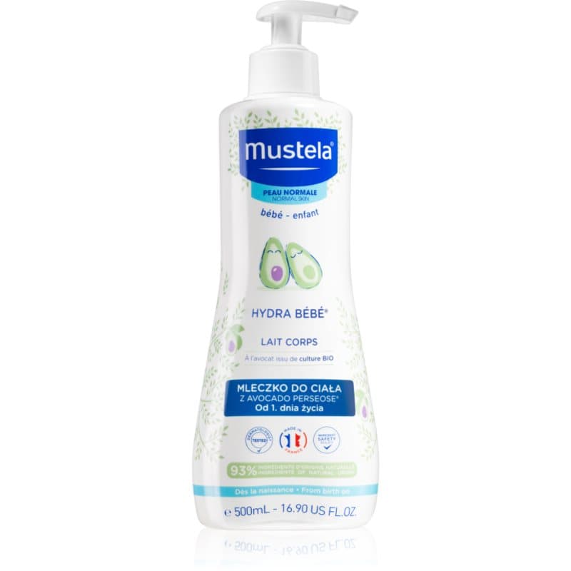 Mustela Bébé Hydra Bébé Hydraterende Bodylotion voor Baby Huidje 500 ml