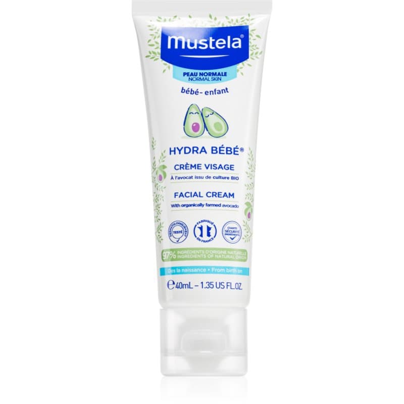 Mustela Bébé Hydra Bébé Hydraterende Gezichtscrème voor Kinderen vanaf Geboorte 40 ml