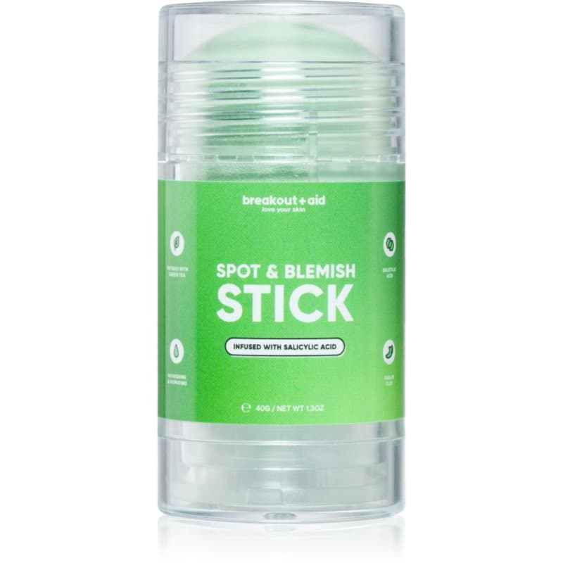 breakout + aid Spot & Blemish Stick Kaolien Gezichts Masker voor Problematische Huid 40 g