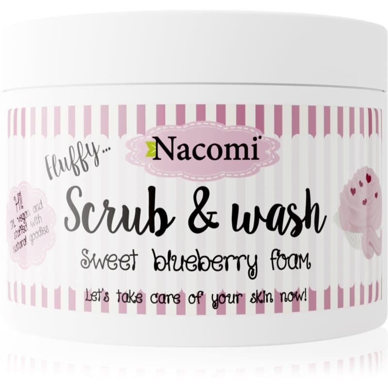Nacomi Fluffy... Sweet Blueberry Foam Body scrub 180 ml