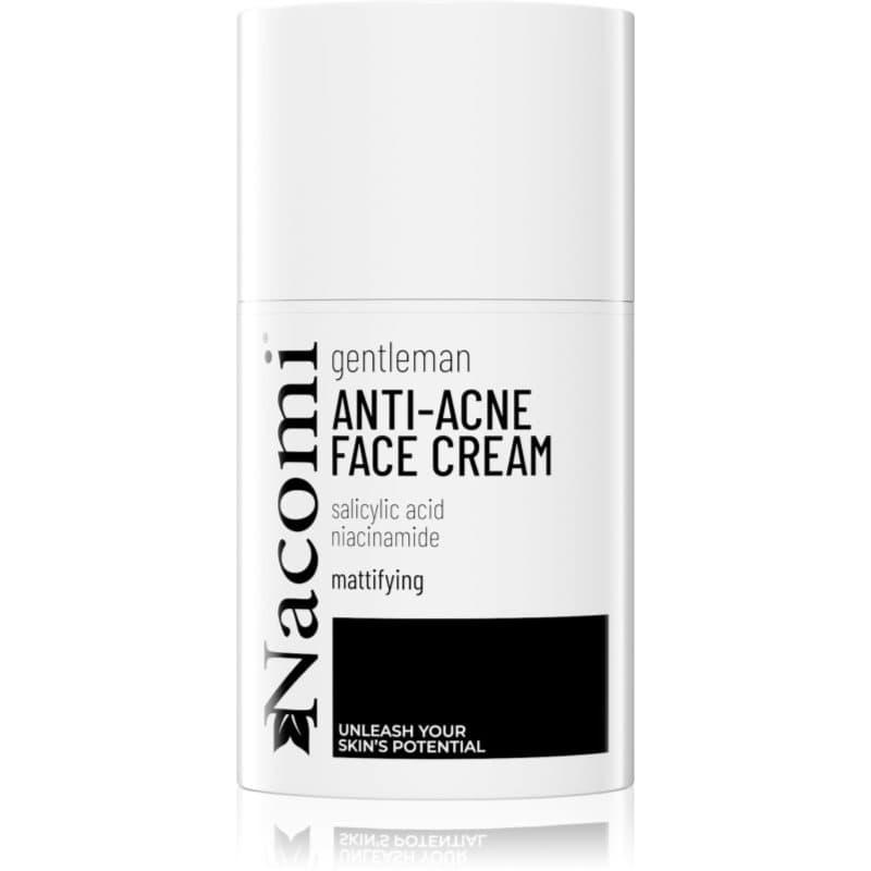 Nacomi Gentleman hydraterende matterende crème voor een acnehuid voor Mannen 50 ml