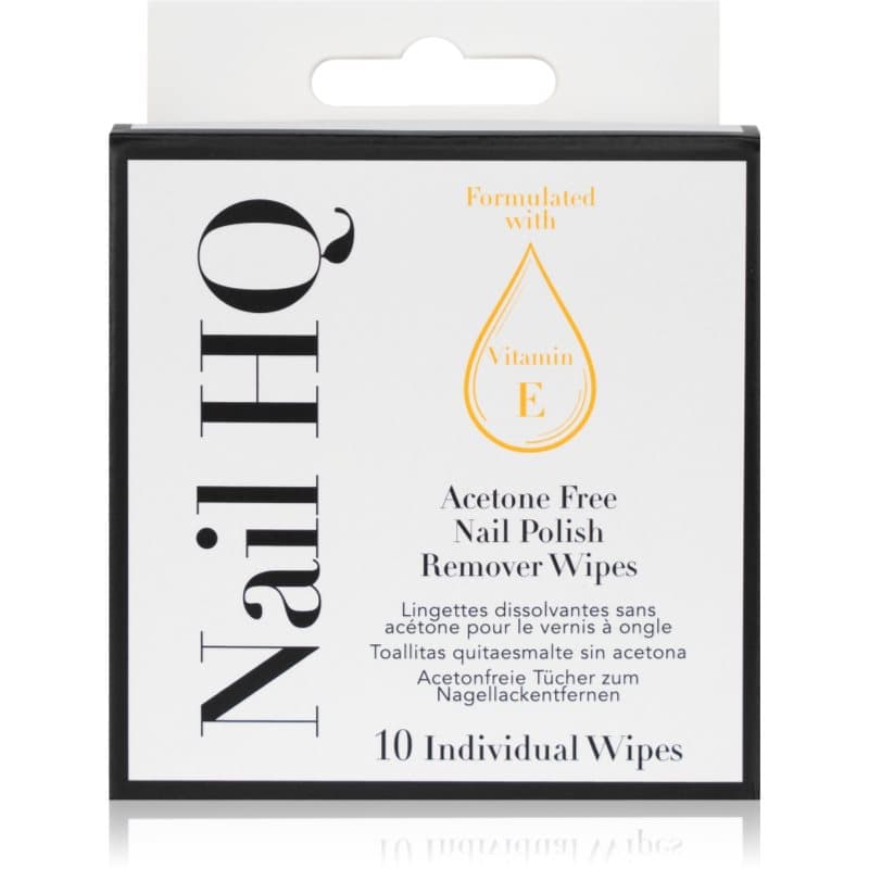 Nail HQ Acetone Free tissues om gel-lak te verwijderen Acetonvrij 10 st