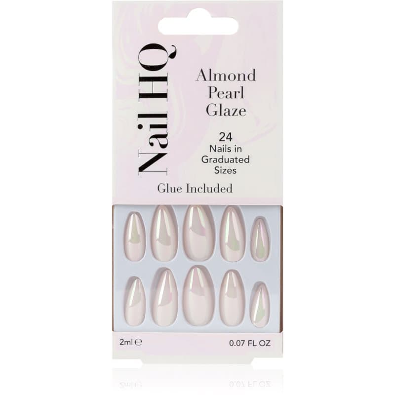 Nail HQ Almond valse nagels Pearl Glaze 24 st