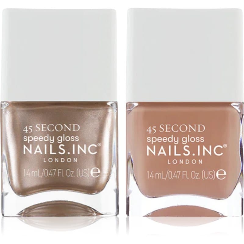 Nails Inc. 45 Second Mocha Mousse nagellak set