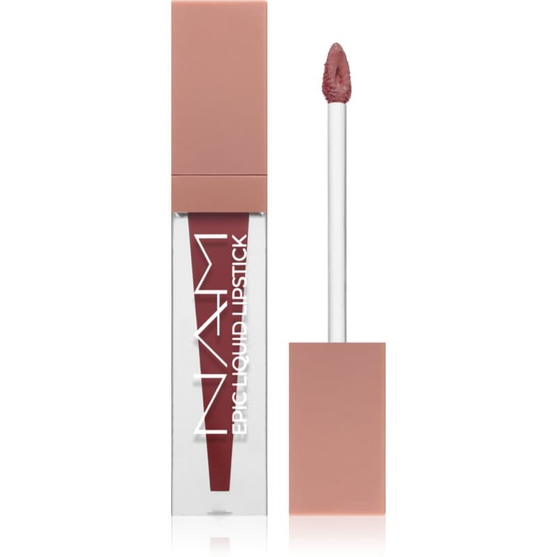 NAM Epic Liquid Lipstick Langaanhoudende Vloeibare Lippenschift Tint 4 Russian Red 3.5 ml