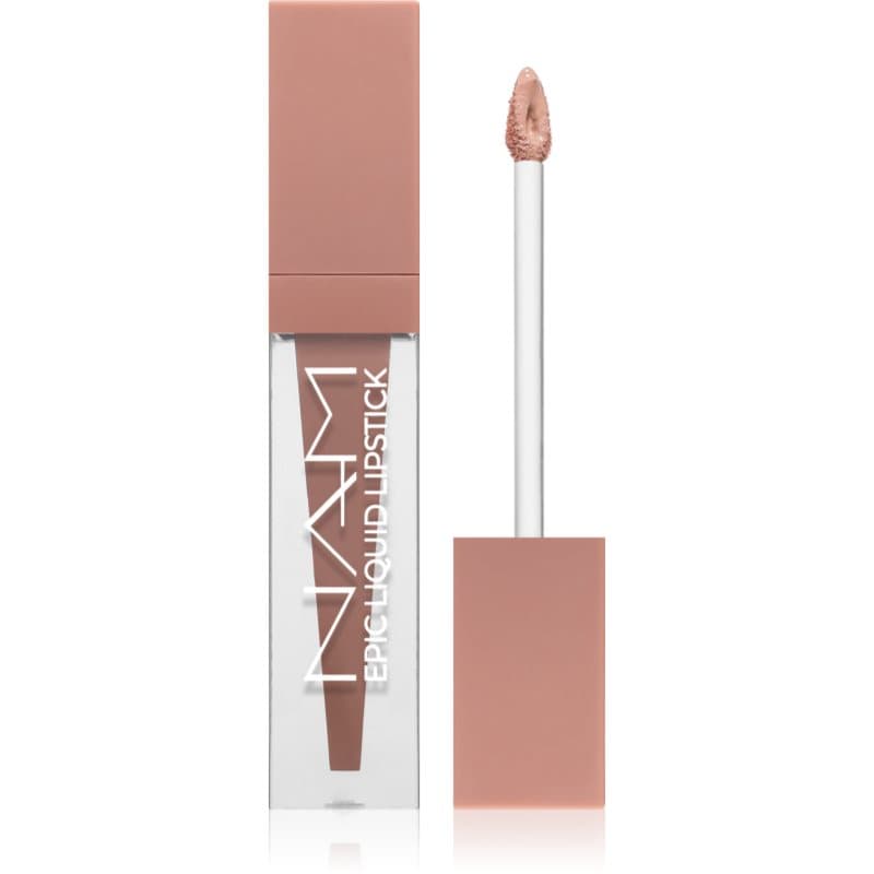 NAM Epic Liquid Lipstick Langaanhoudende Vloeibare Lippenschift Tint 7 Beige Nude 3.5 ml