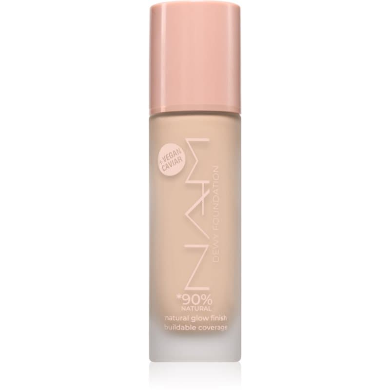 NAM Dewy Langaanhoudende Vloeibare Make-up met Hyaluronzuur Tint 3 True Natural 30 ml