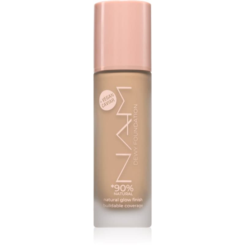 NAM Dewy Langaanhoudende Vloeibare Make-up met Hyaluronzuur Tint 05 Warm Beige 30 ml