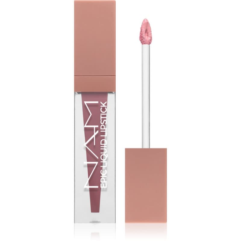 NAM Epic Liquid Lipstick Langaanhoudende Vloeibare Lippenschift Tint 10 Mauve Petal 3.5 ml