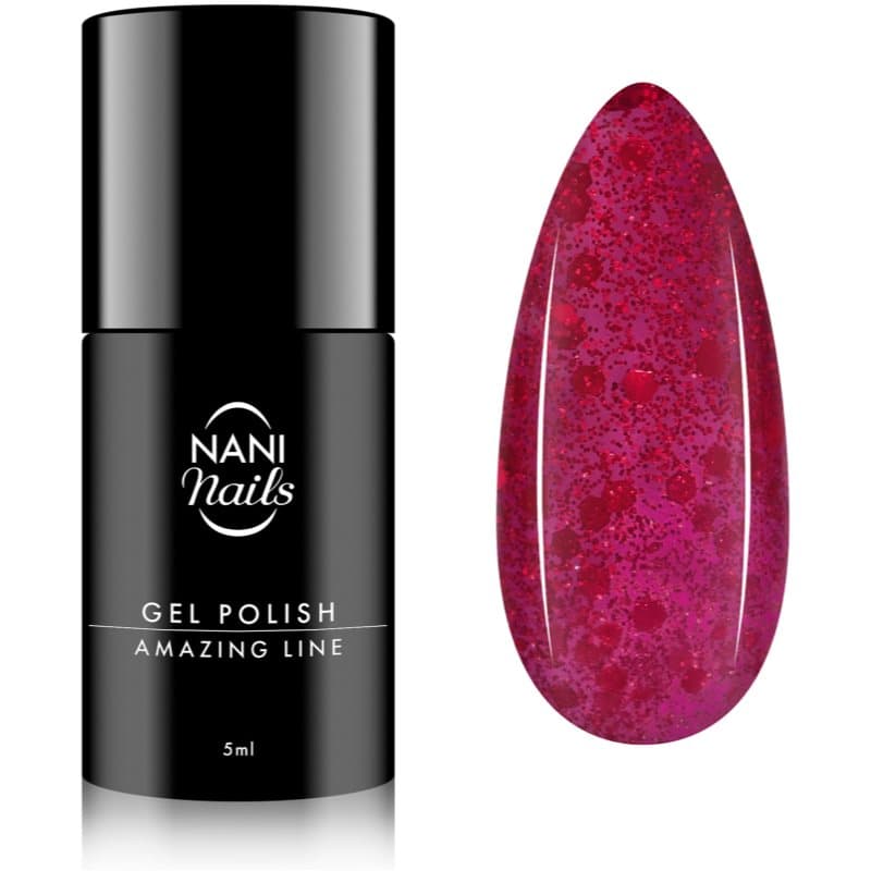 NaniNails NANI Amazing Line Gel Nagellak Tint Crimson Confetti 5 ml