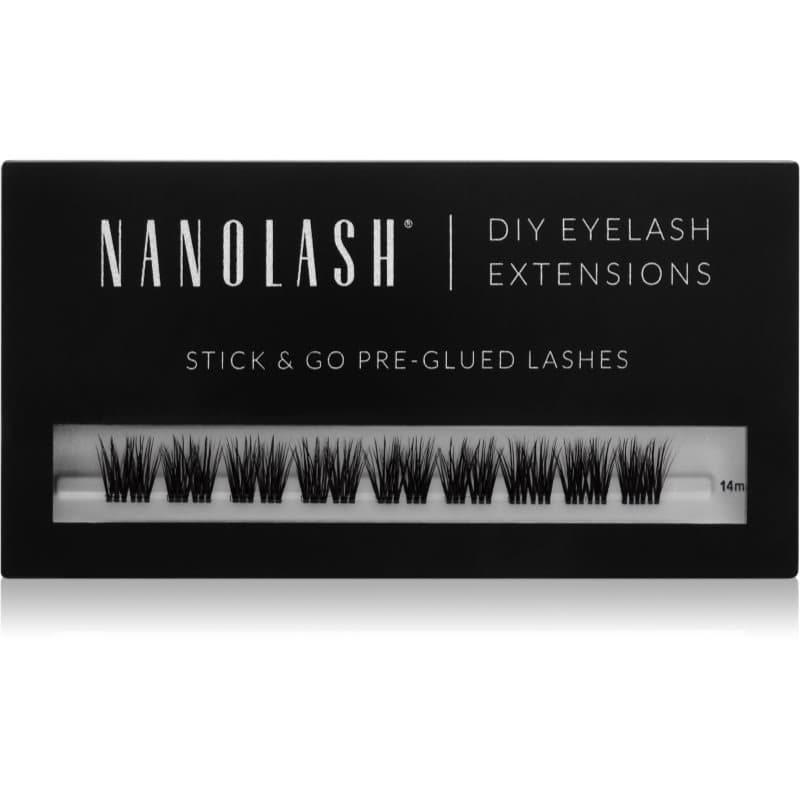 Nanolash DIY Eyelash Extensions set voor wimperverlenging thuis Heartbreaker 36 st