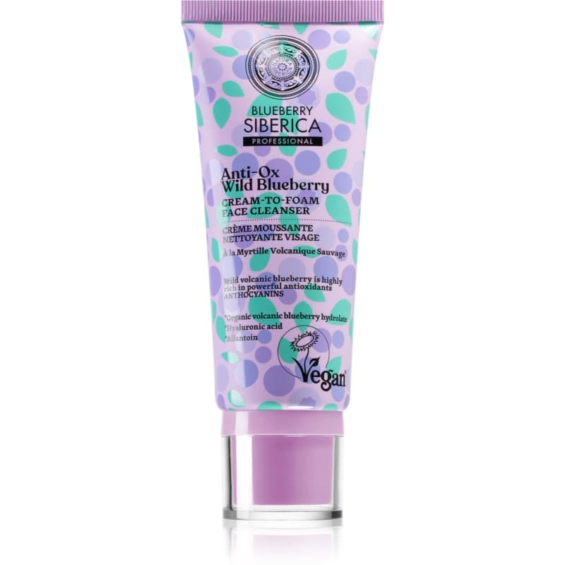 Natura Siberica Anti-Ox Wild Blueberry Crèmige Reinigingsschuim voor het Gezicht 100 ml