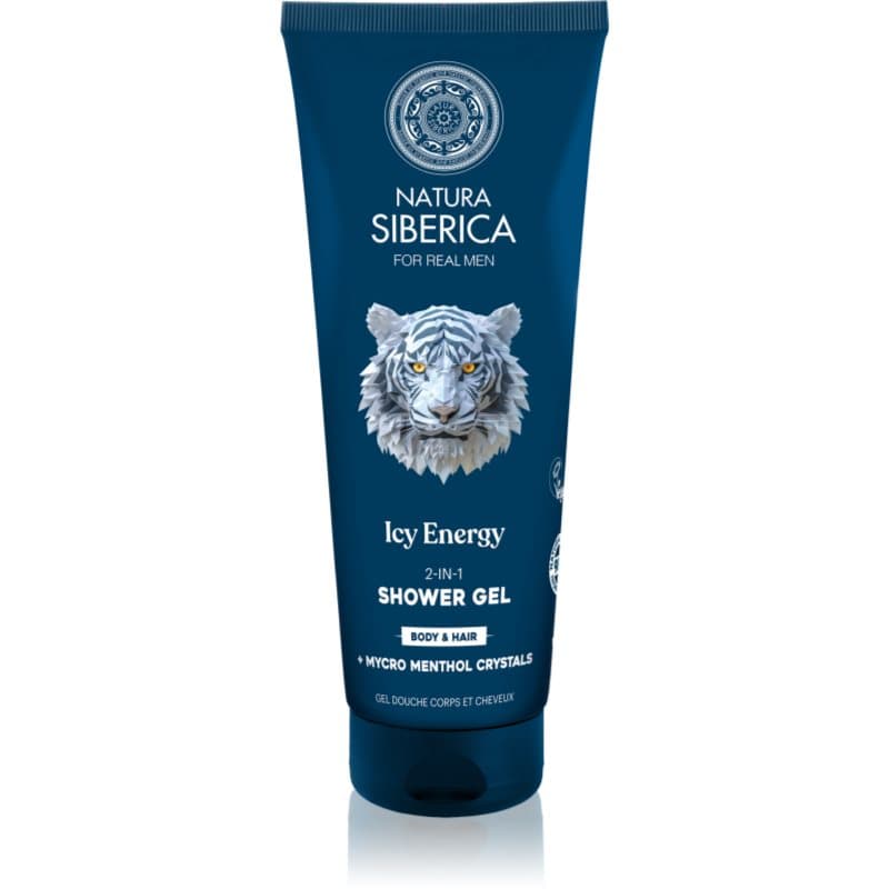 Natura Siberica Arctic Wild Icy Energy Douchegel en Shampoo 2in1 voor Mannen 200 ml