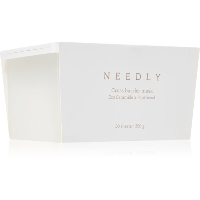 NEEDLY Crossbarier Mask hydraterende sheet mask voor versterking van de huidbarrière Grote Verpakking 30 st