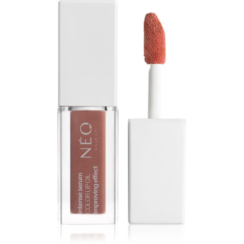 NEO MAKE UP Intense Serum Color Lip Oil Langaanhoudende Vloeibare Lippenschift Tint 03 Fresh Peach 4.5 ml