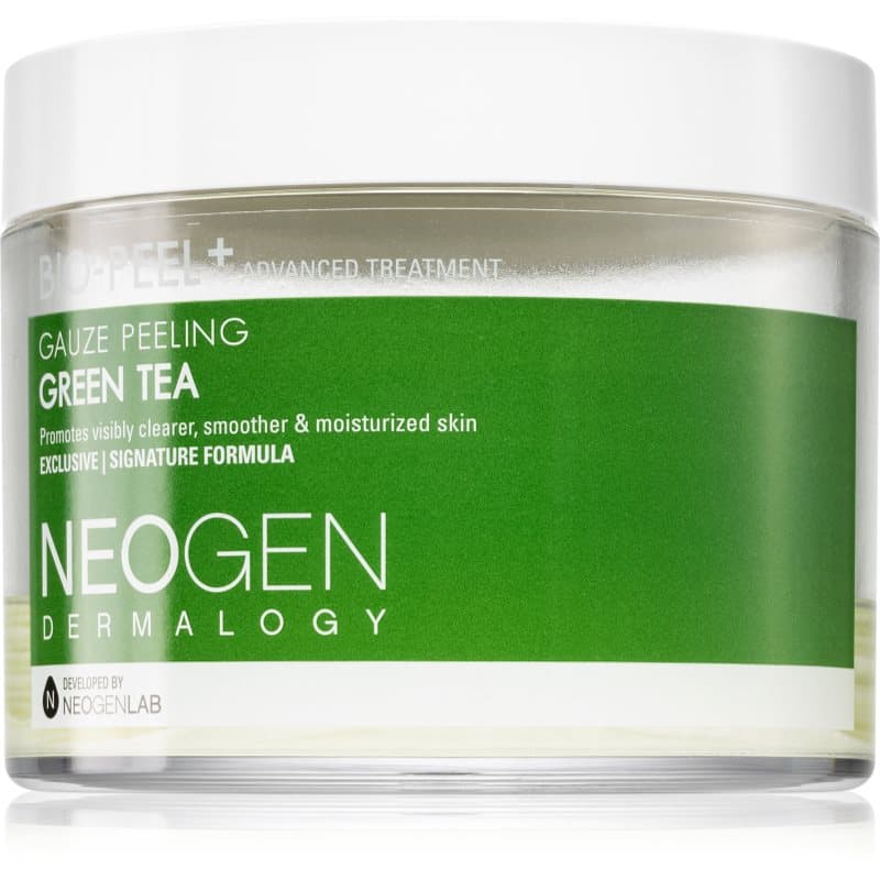Neogen Dermalogy Bio-Peel+ Gauze Peeling Green Tea Exfolierende Pads voor Hydratatie en Stralende Huid 30 st
