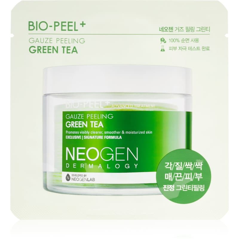 Neogen Dermalogy Bio-Peel+ Gauze Peeling Green Tea Exfolierende Pads  voor Hydratatie en Stralende Huid 1 st