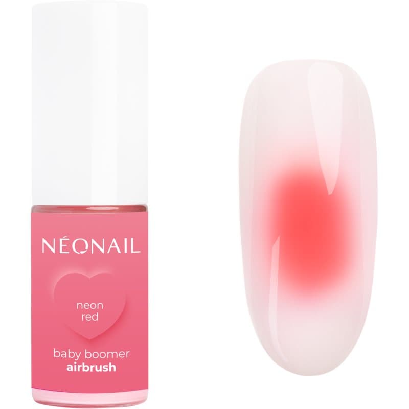 NEONAIL Baby Boomer Airbrush gekleurd poeder voor Nagels Tint Neon Red 5 g