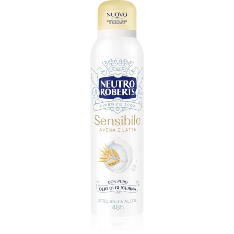 Neutro Roberts Avena e Latte Deodorant Spray met 48-Uurs Werking 150 ml
