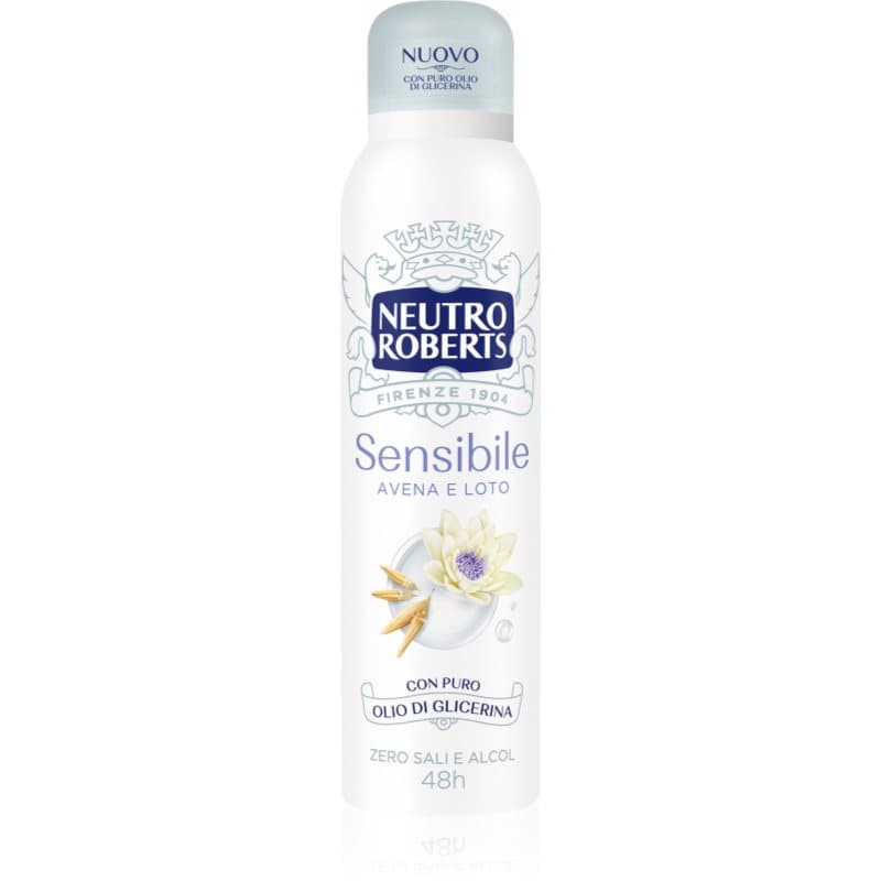 Neutro Roberts Avena e Loto Deodorant Spray met 48-Uurs Werking 150 ml