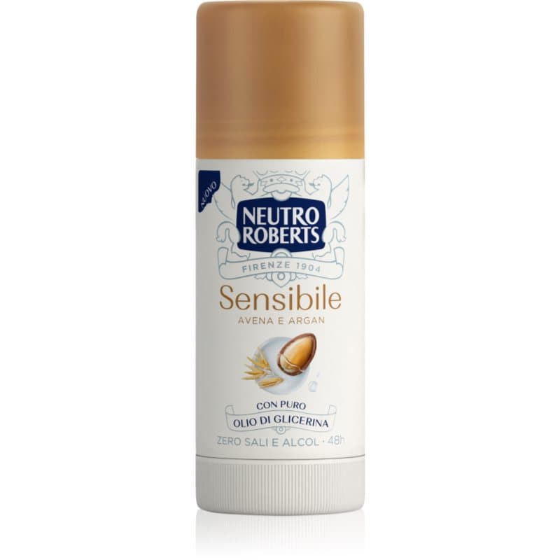 Neutro Roberts Avena e Argan Deo Stick Zonder Aluminiumzout voor Gevoelige Huid 40 ml