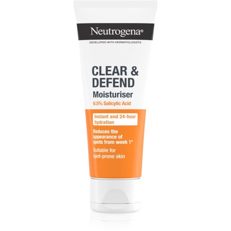 Neutrogena Clear & Defend 0.5% Salicylic Acid Hydraterende Crème Olievrij 50 ml